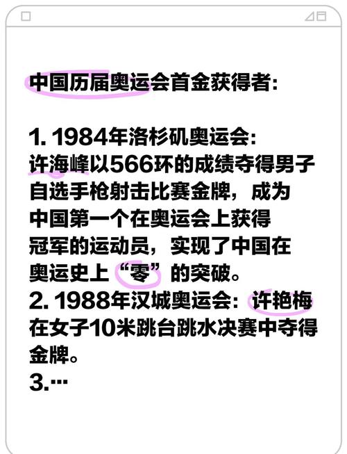 中国奥运会冠军名字？中国奥运会冠军名字的由来？